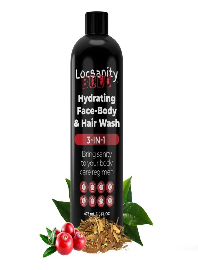 Locsanity BOLD 3-in-1 Men’s Hydrating Face, Body, and Hair Wash - Image 1